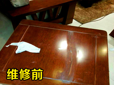 上海实木家具维修图 